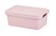 Úložný box MAYA XS s víkem - 4,2 l růžová