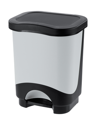 Koš pedálový IDEA 18L  světle šedá