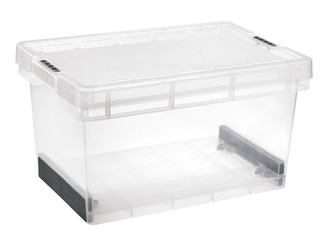 Úložný box EVOLUTION s víkem - 45 l transp/grafit Úložný box EVOLUTION s víkem - 45 l transp/grafit