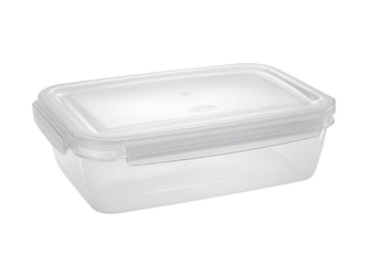 Dóza na potraviny obdelník FRESH LOCK 3,1 L transparetní