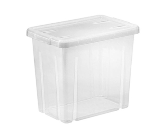 Úložný box LINEA 8,5L s víkem transparent