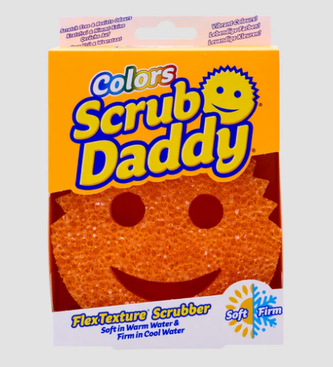 Houbička Scrub Daddy Colors Single Packs oranžová