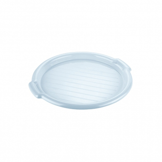 Tác servírovací kulatý bílá