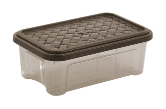 Box ARIANNA 2,5L s víkem hnědá