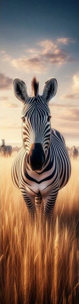 3D záložka - Zebra