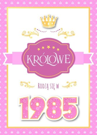 Karnet Urodziny 40