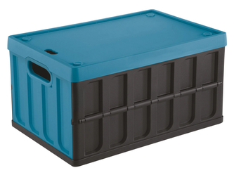 Skládací přepravka s víkem CARGO 62 l modrá