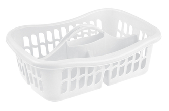 Víceúčelový koš BRIO s madlem bílá