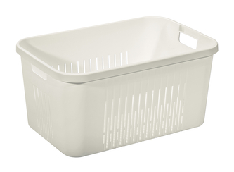 Koš na prádlo BELLA 48L  bílá