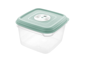 Dóza na potraviny čtverec FRESH WAVE 2,9L zelená