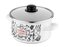 HRNEC SMALTOVANÝ S POKLIČKOU 18 CM 3L KITCHEN WHITE