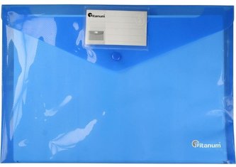 Teczka kopertowa A4 niebieska