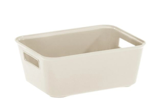 Úložný box BELLA M - 1,18 l krémová