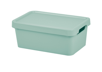 Úložný box MAYA XS s víkem - 4,2 l zelená