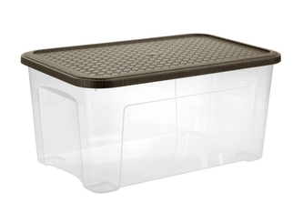 Box ARIANNA 43L s víkem světle hnědá