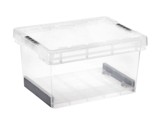 Úložný box EVOLUTION s víkem - 25 l transp/grafit Úložný box EVOLUTION s víkem - 25 l transp/grafit