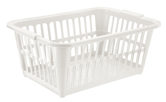 Koš na čisté prádlo 35 l bílá