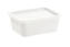 Úložný box BELLA M s víkem - 1,18 l bílá