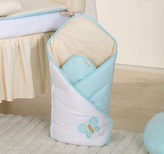 Zavinovačka LUX s vyztuženými zády - Motýlek  - modrá, béžová