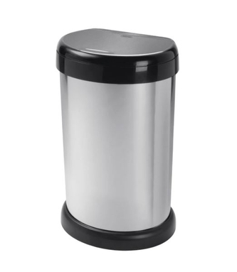 Odpadkový koš MODA 10 l tmavě šedá metalická