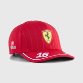Dětská týmová kšiltovka Charles Leclerc - Scuderia Ferrari F1 tmavě červená