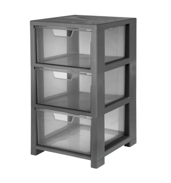 Zásuvka LINEA STORAGE 3 grafit