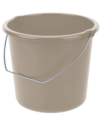 Vědro COVER LINE 10 l hnědá