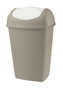 Odpadkový koš GRACE 25L šedohnědá/bílá