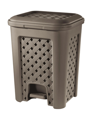 Odpadkový koš ARIANNA 18L tmavě hnědá