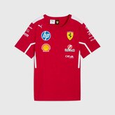 Týmové tričko Scuderia Ferrari F1 s logy sponzorů - L
