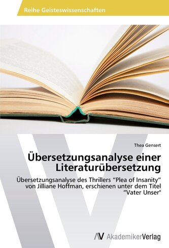 Übersetzungsanalyse einer Literaturübersetzung