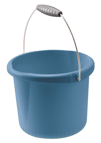 Kbelík s kovovou rukojetí AURORA 5l bílá