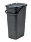 Odpadkový koš s víkem a rukojetí MODA 25 l grafitová