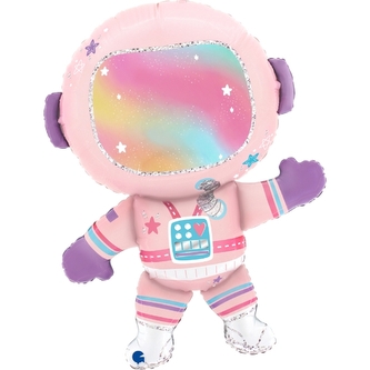 Foliový balonek Lady Astronaut, 71 cm Foliový balonek Lady Astronaut, 71 cm