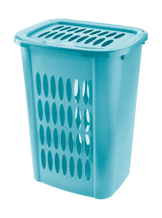 Koš na špinavé prádlo COVER LINE 53 l modrá