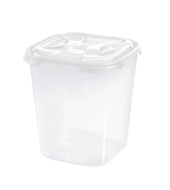 Dóza na potraviny NUVOLA 1 l čtverec bílá