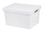 Úložný box MAYA L s víkem - 16,2 l bílá
