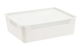 Úložný box BELLA XXL s víkem - 9,15 l bílá Úložný box BELLA XXL s víkem - 9,15 l bílá