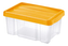 Úložný box PUZZLE 14 l transparent/oranžová
