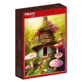 Puzzle 1000 Dom z grzybów