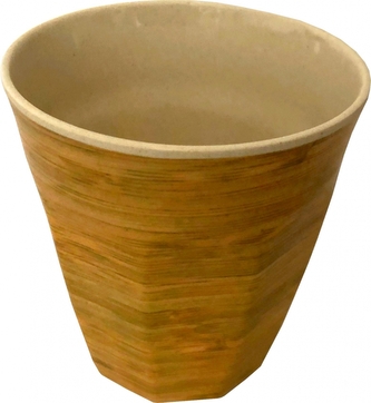 DUE ESSE, Pohár Bamboo Nature 9 cm, tmavý