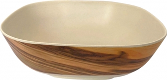 DUE ESSE, Miska Bamboo Nature 15 x 15 cm, tmavá