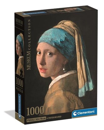 Puzzle 1000 Museum Vermeer: Girl With A Pearl Earr