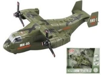 Samolot 1:72 światło, dźwięk