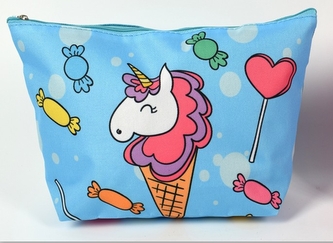 DUE ESSE, Dětská plážová taška, jednorožec - bonbóny