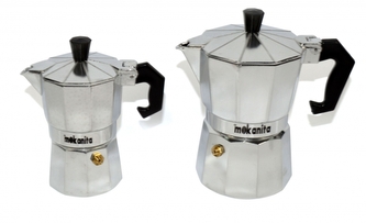 DUE ESSE, Sada Mokanita 2 ks kávovarů, 1 a 3 šálky