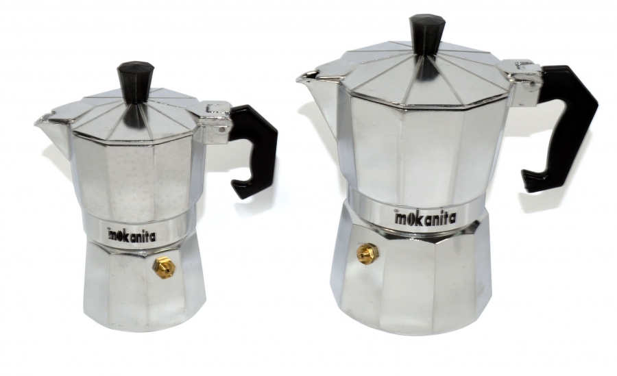 DUE ESSE, Sada Mokanita 2 ks kávovarů, 1 a 3 šálky