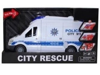 Policja Bus światło dźwięk