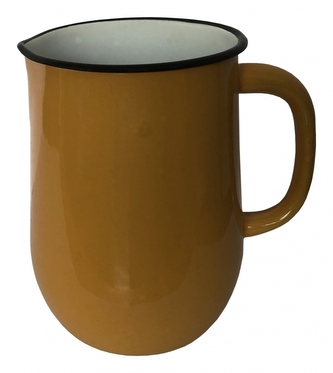 Olymp, smaltovaný džbán, žlutý-hořčičný (154/18), 2,5 l