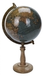 KOOPMAN, Otočný retro globus lesklý průměr 16 cm, typ č.2